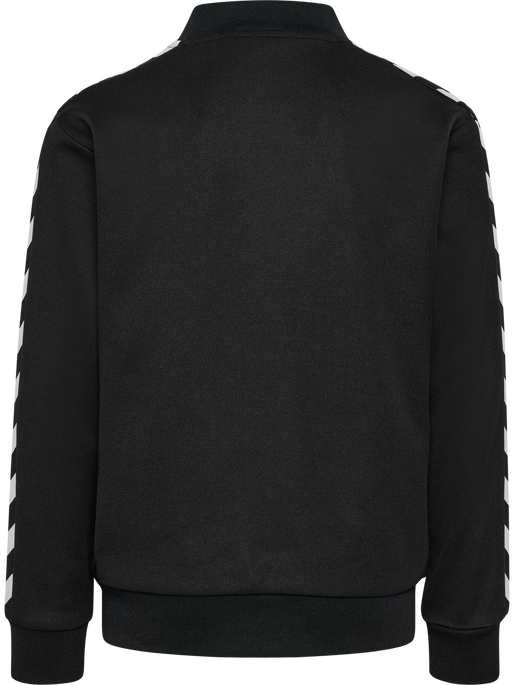 hmlJR ARCHIVE REG POLY ZIP JACKET, BLACK, packshot