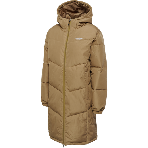 hmlLGC MIA LONG PUFF COAT, TIGERS EYE hmlLGC MIA LONG PUFF COAT, TIGERS EYE, packshot