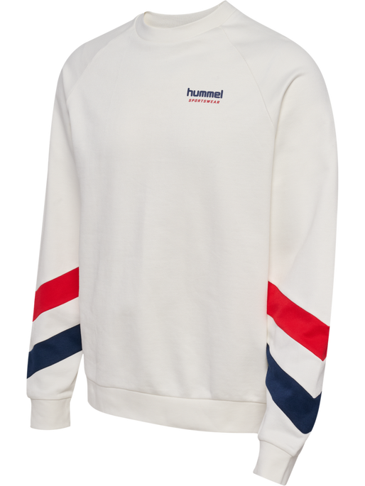 hmlOVERSIZED CREW SPORTSWEAR, BLANC DE BLANC/BLANC DE BLANC hmlOVERSIZED CREW SPORTSWEAR, BLANC DE BLANC/BLANC DE BLANC, packshot