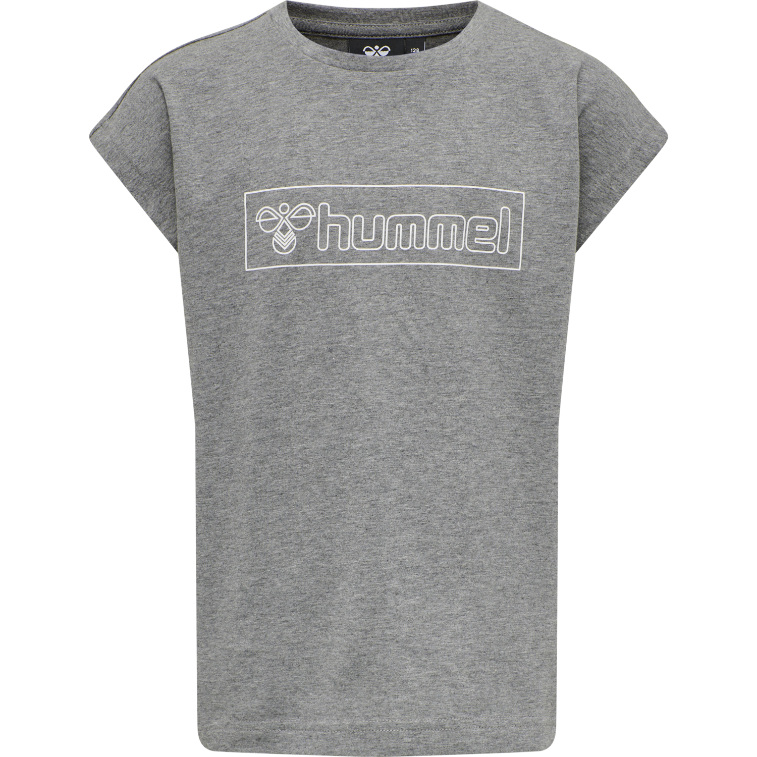 hmlBOXLINE T-SHIRT S/S, MEDIUM MELANGE, packshot