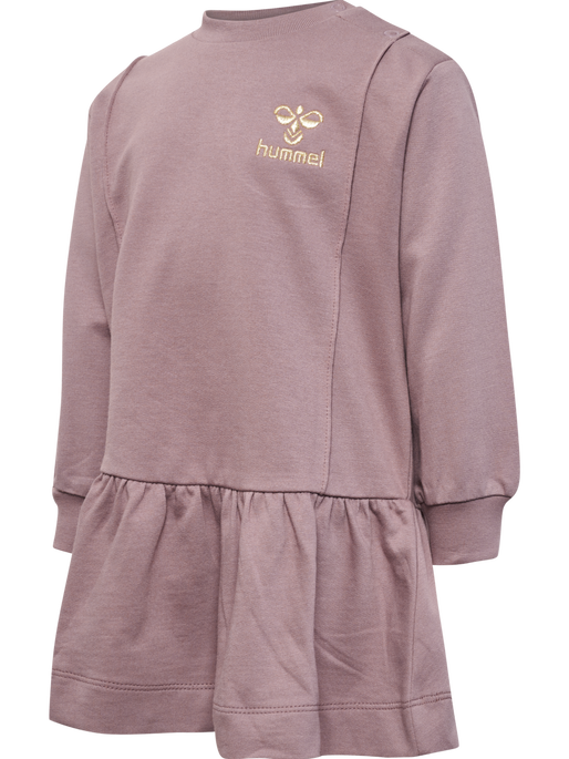 hmlHELLE DRESS L/S, TWILIGHT MAUVE hmlHELLE DRESS L/S, TWILIGHT MAUVE, packshot