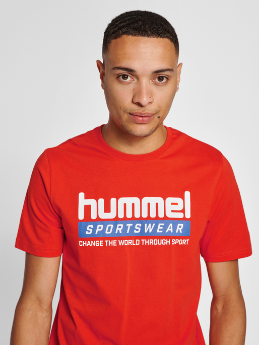 hummel LGC CARSON T-SHIRT - ORANGE.COM hummel.net