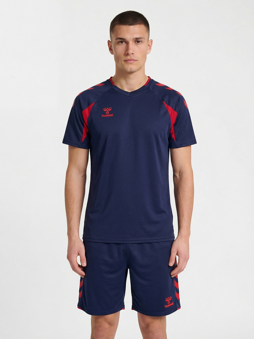 hmlCORE 2.0 JERSEY S/S, MARINE/TRUE RED, model