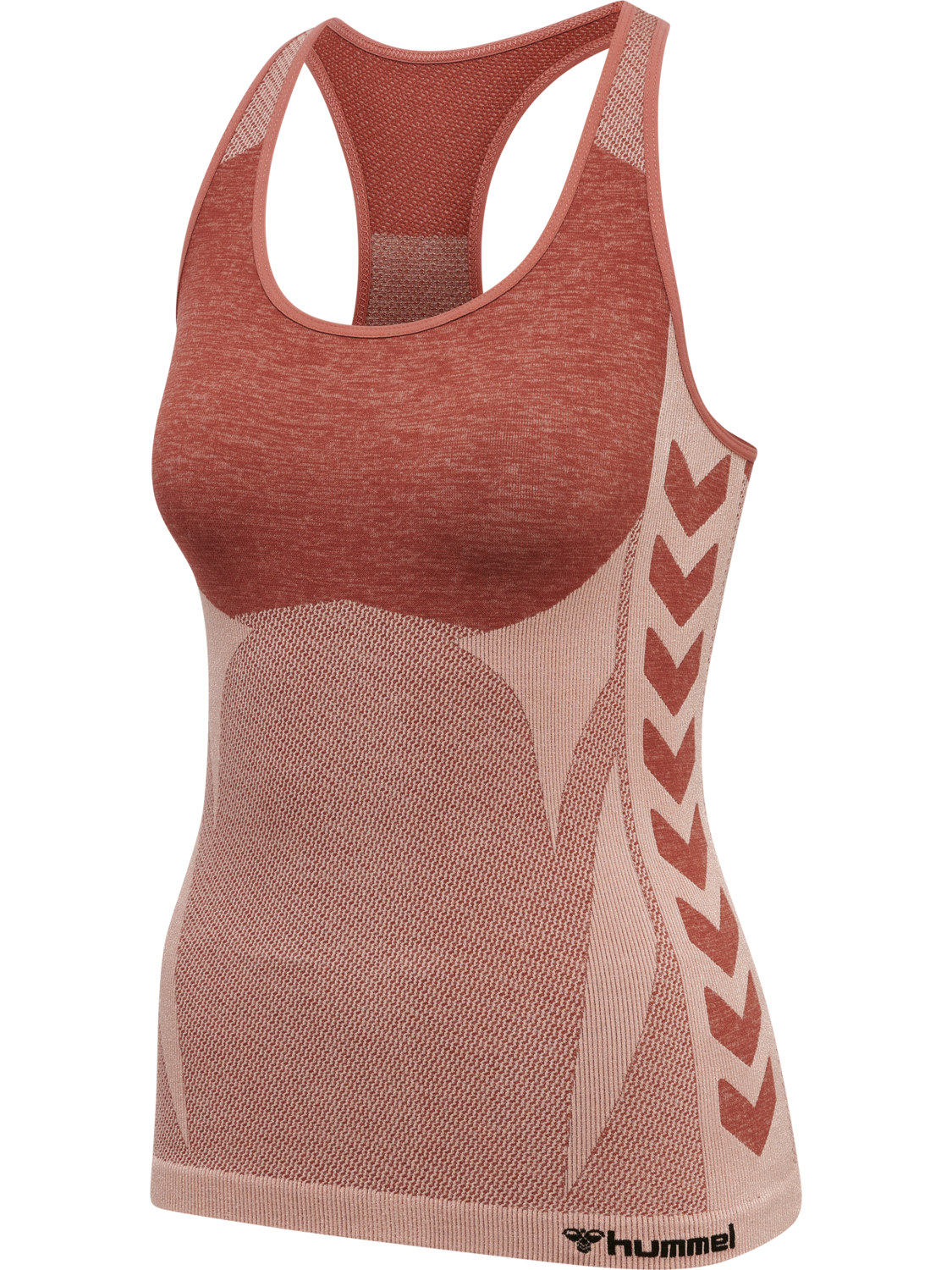 hmlCLEA SEAMLESS TOP, WITHERED ROSE/ROSE TAN MELANGE, packshot