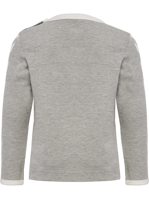 hmlFLIPPER T-SHIRT L/S 2-PACK, GREY MELANGE/WOODROSE, packshot