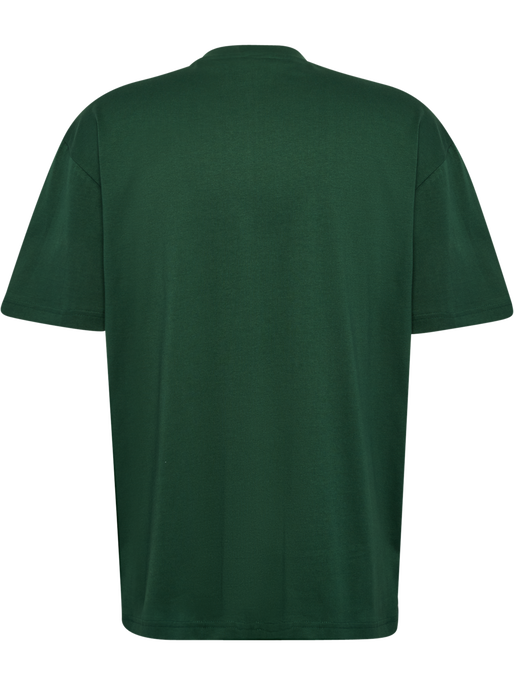 hmlLOOSE TEE S/S CLUB SPORTSWEAR, DARK GREEN, packshot