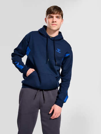 hmlACTIVE CO HOODIE, DRESS BLUES, model