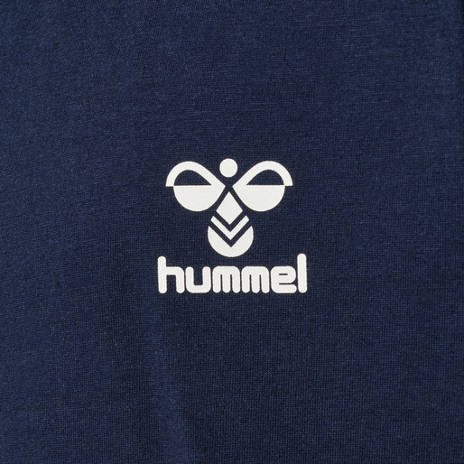 hmlMILLE T-SHIRT DRESS S/S, BLACK IRIS, packshot