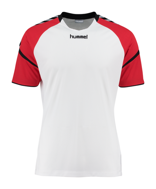 Patronise parade bekræft venligst hummel AUTH. CHARGE SS POLY JERSEY - WHITE/TRUE RED | hummel.net