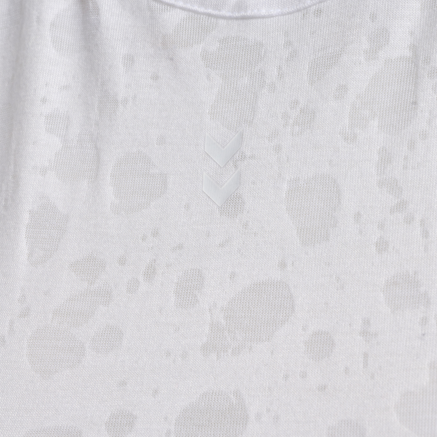 hmlMT IRIS BURNOUT TOP, WHITE, packshot