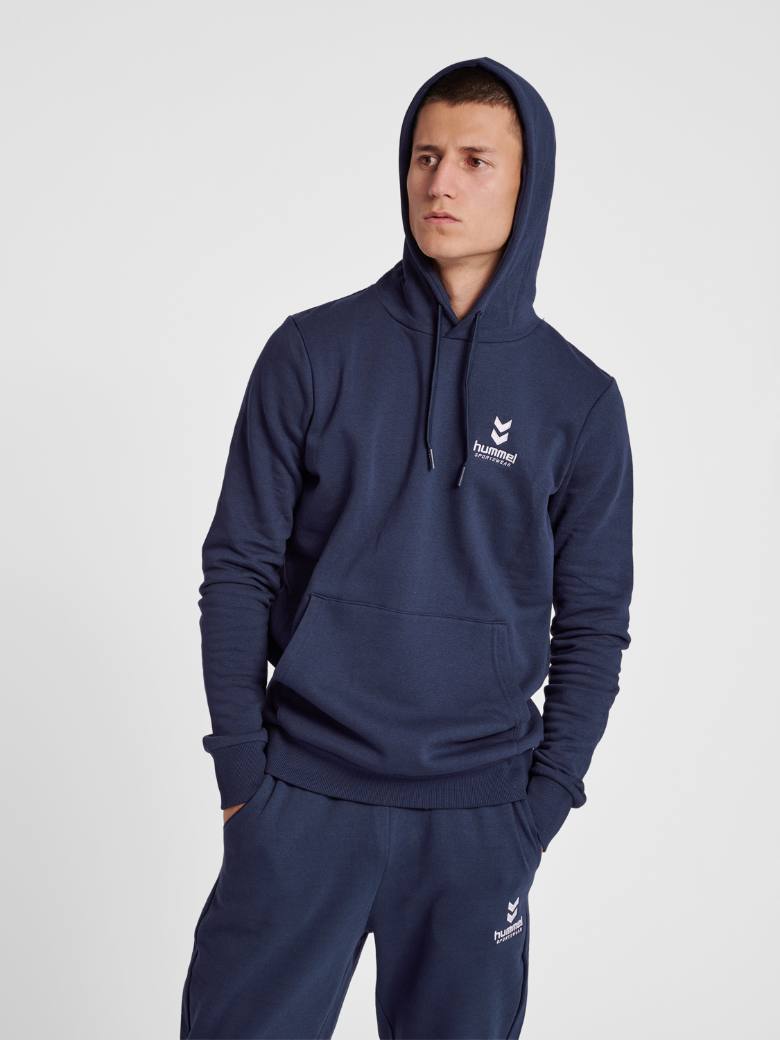 hummel OSCAR HOODIE - PEACOAT | hummel.net