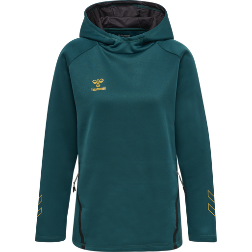 hmlCIMA XK HOODIE WOMAN, BLUE CORAL, packshot