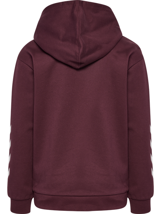 hmlJR LOGO HOODIE, VINEYARD WINE, packshot