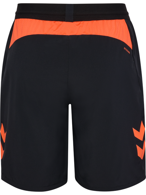 hmlBLAZE PRO TRAINING SHORTS, BLACK/ORANGE hmlBLAZE PRO TRAINING SHORTS, BLACK/ORANGE, packshot