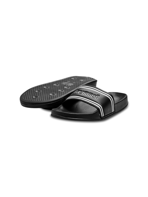 POOL SLIDE JR , BLACK, packshot