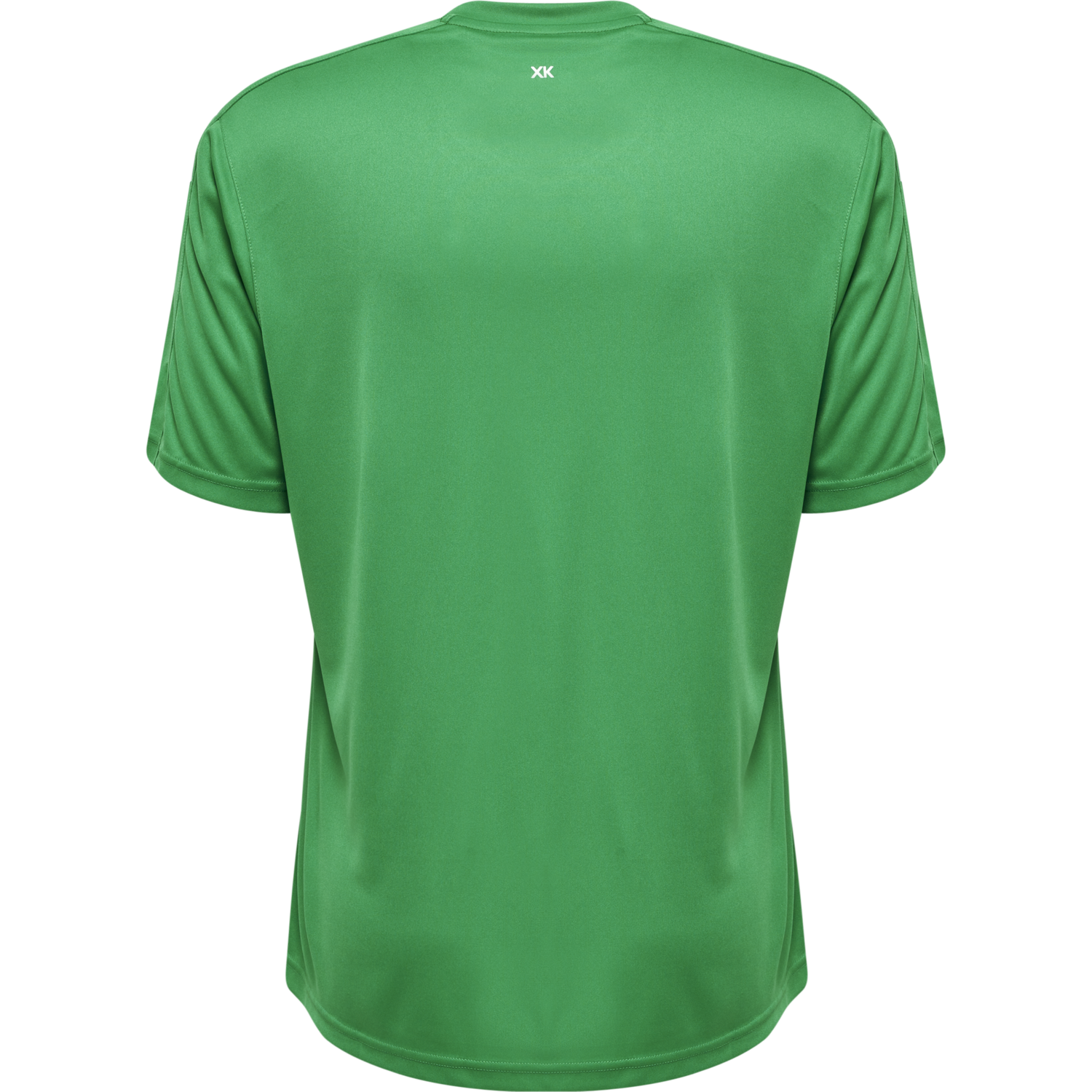 hmlCORE XK STRIPED JERSEY S/S, JELLY BEAN/WHITE, packshot