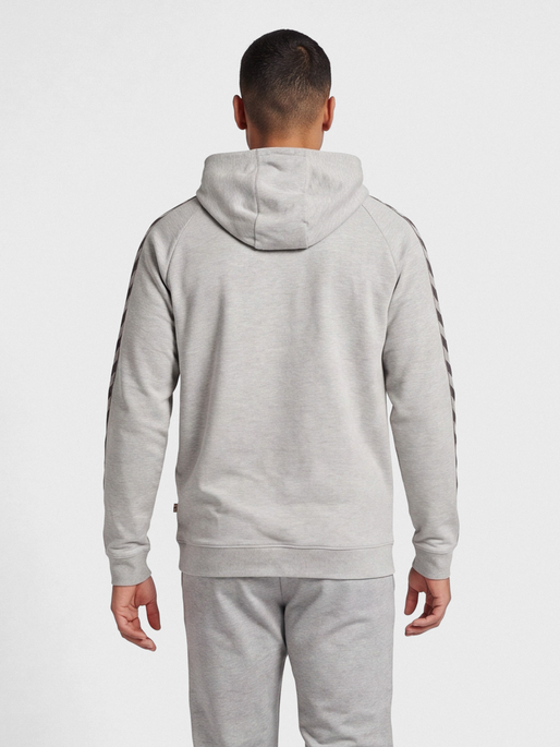 hmlMOVE CLASSIC HOODIE, GREY MELANGE, model