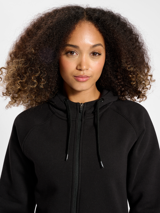 hummel RED HEAVY ZIP HOODIE WOMAN BLACK hummel