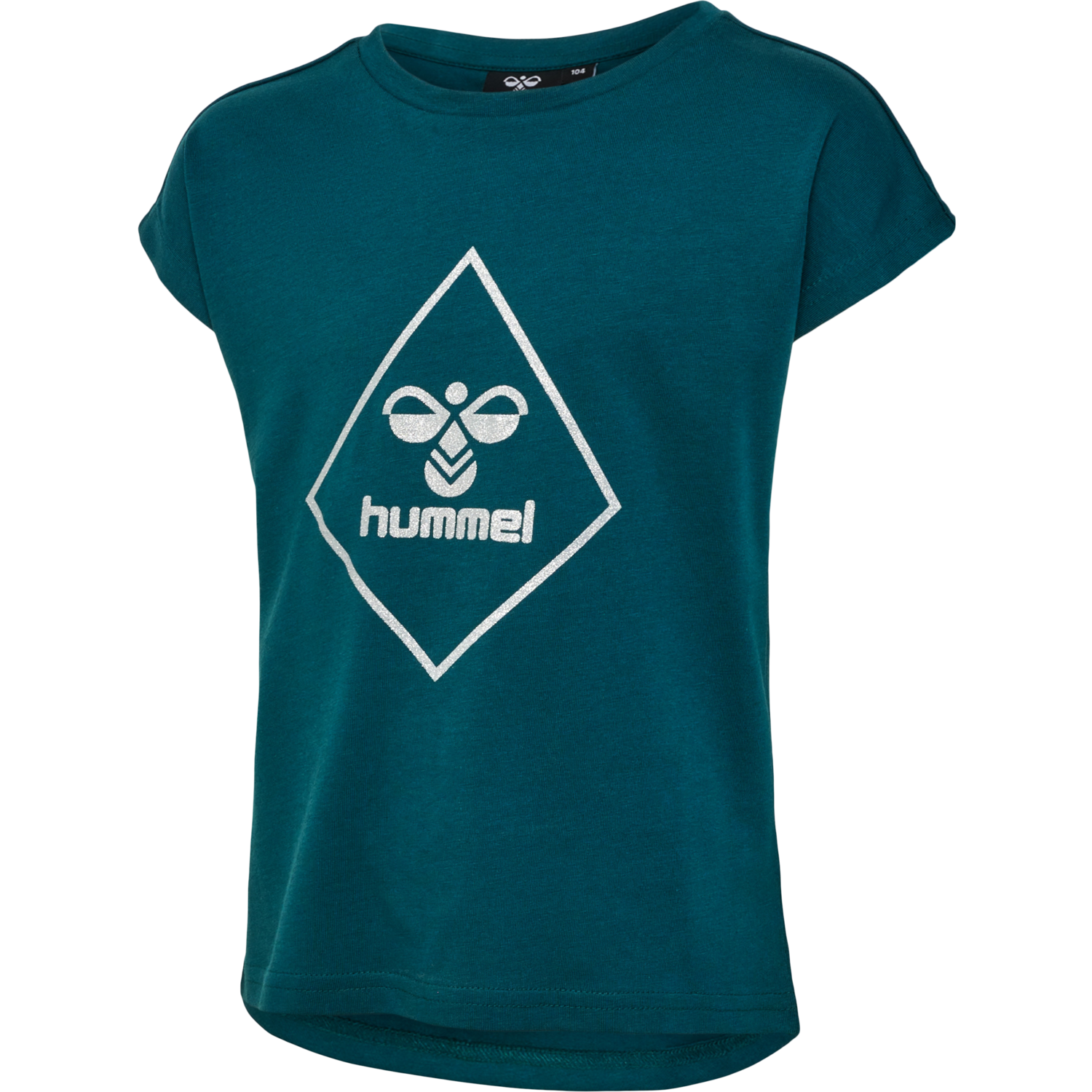 hmlLUNA T-SHIRT S/S, !DEEP TEAL, packshot