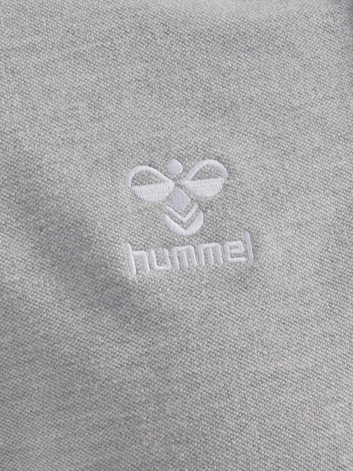 hmlGO 2.0 POLO, GREY MELANGE, packshot