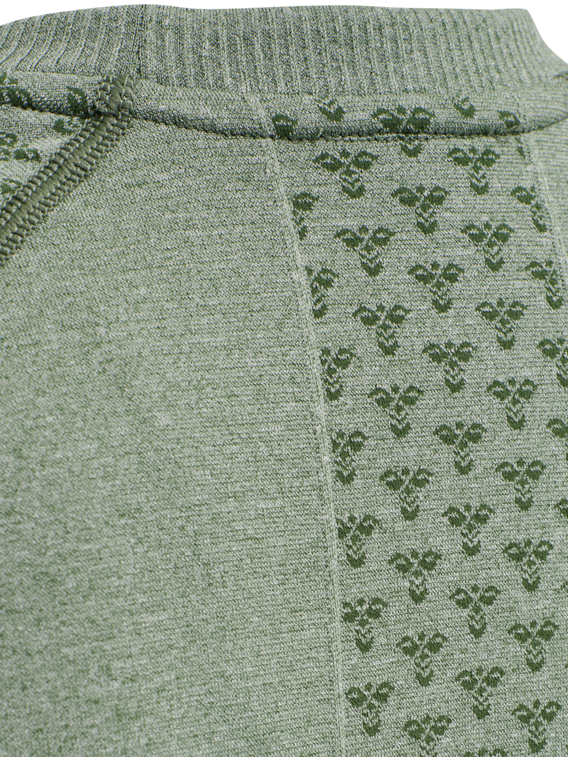 hmlCI SEAMLESS T-SHIRT, THYME MELANGE, packshot