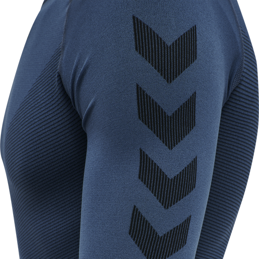 HUMMEL FIRST SEAMLESS JERSEY L/S , DARK DENIM, packshot