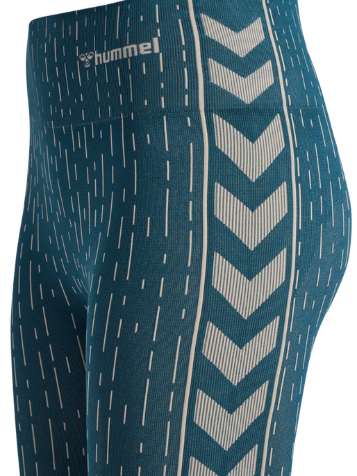 hmlMT DROPS SEAMLESS MW TIGHTS, STARGAZER/SILVER LINING hmlMT DROPS SEAMLESS MW TIGHTS, STARGAZER/SILVER LINING, packshot