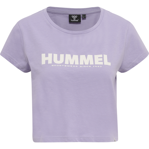 hummel LEGACY WOMAN CROPPED T-SHIRT - HEIRLOOM LILAC | T-Shirts