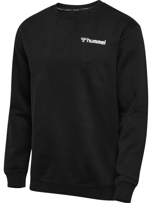 hmlMOVER COTTON SWEATSHIRT, BLACK hmlMOVER COTTON SWEATSHIRT, BLACK, packshot