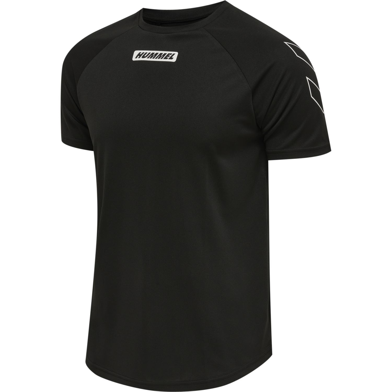 hmlTE TIHALT T-SHIRT, BLACK, packshot