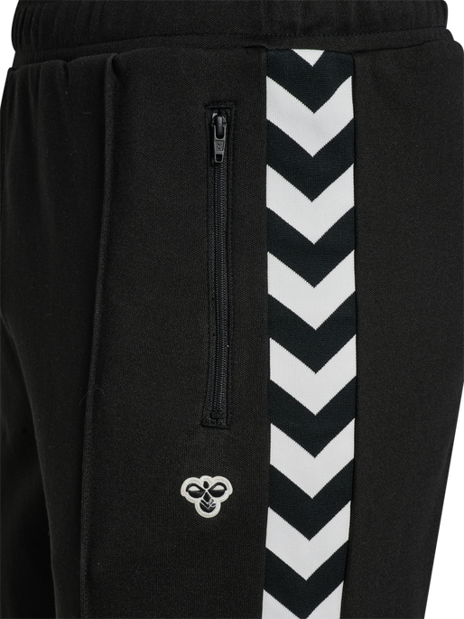 hmlARCHIVE REGULAR POLY PANTS, BLACK, packshot