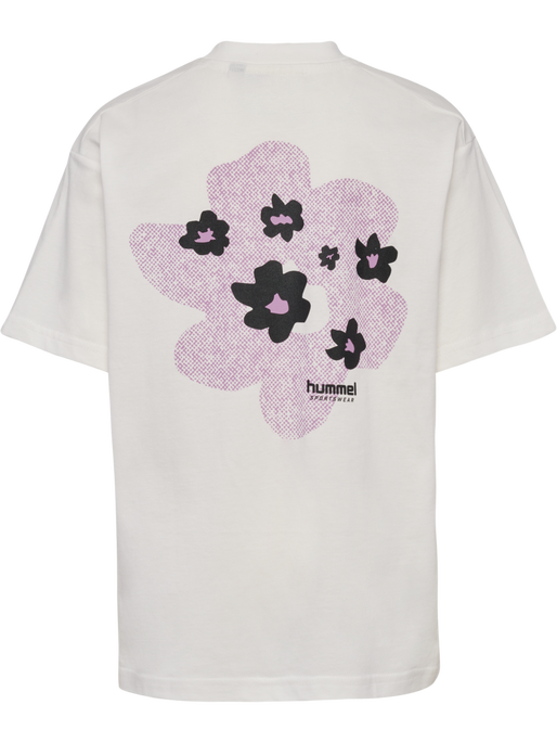 hmlJR LOOSE T-SHIRT S/S STADIUM, BLANC DE BLANC, packshot