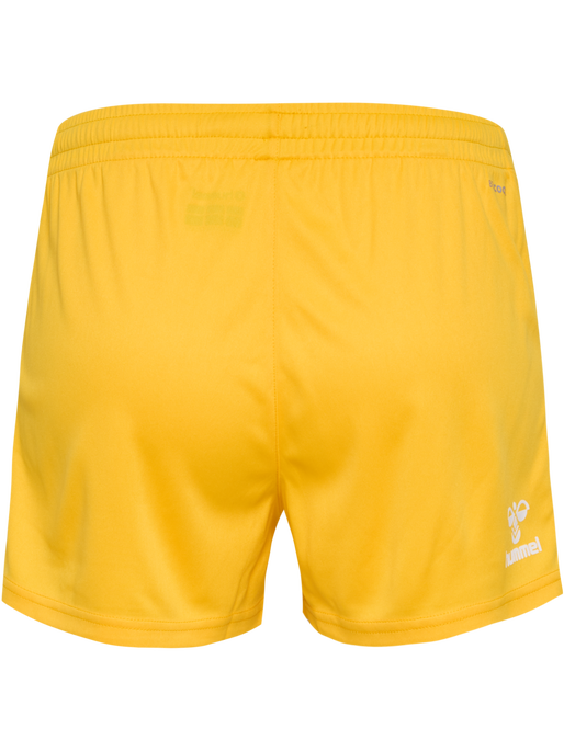 hmlCORE XK POLY SHORTS WOMAN, SPORTS YELLOW, packshot
