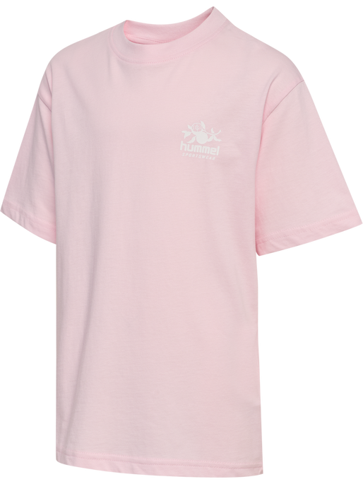 hmlJR LOOSE T-SHIRT S/S STADIUM, PINK-A-BOO, packshot