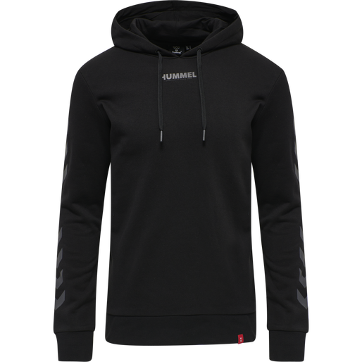 hmlLEGACY HOODIE, BLACK, packshot