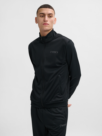 hmlFELIX  POLY TRACKSUIT SET, BLACK, model