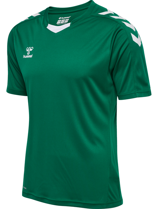 hmlCORE XK POLY JERSEY S/S, EVERGREEN hmlCORE XK POLY JERSEY S/S, EVERGREEN, packshot