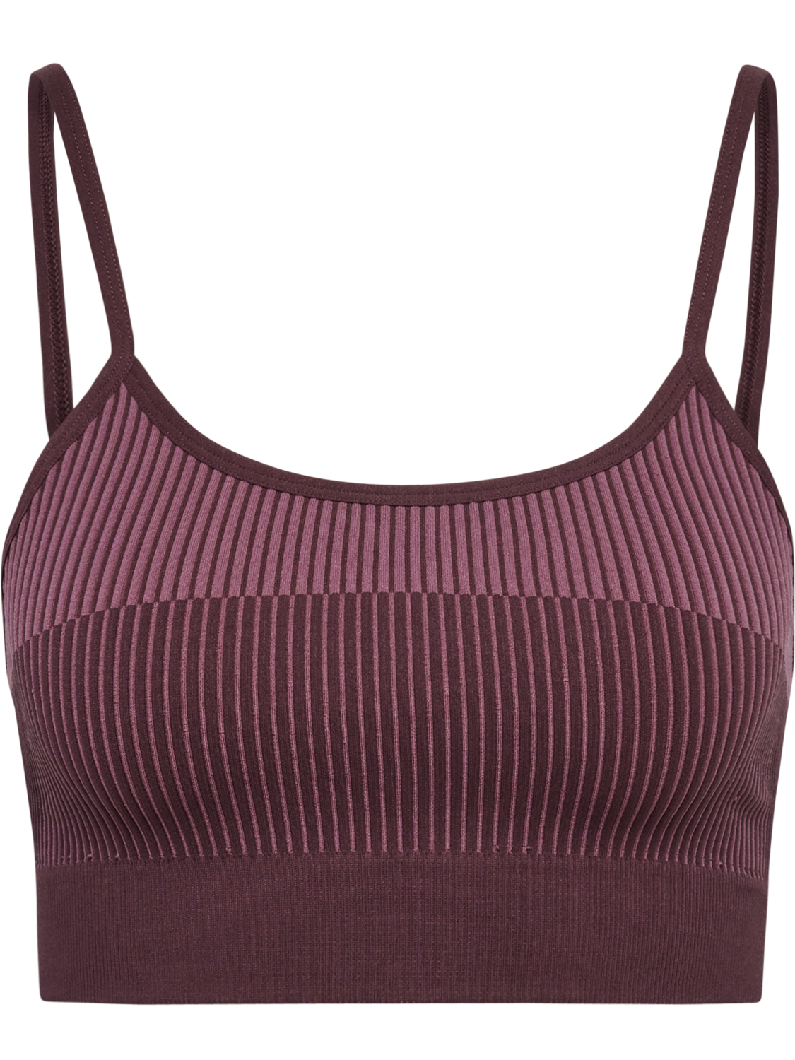 hmlYOGA SEAMLESS LOW SUPPORT BRA, FUDGE, packshot