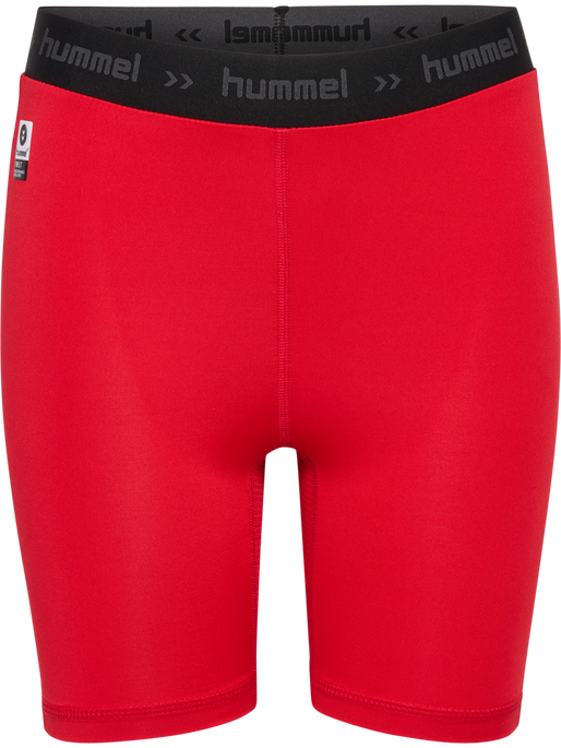 HML FIRST PERFORMAN KIDS TIG SHORTS, TRUE RED, packshot