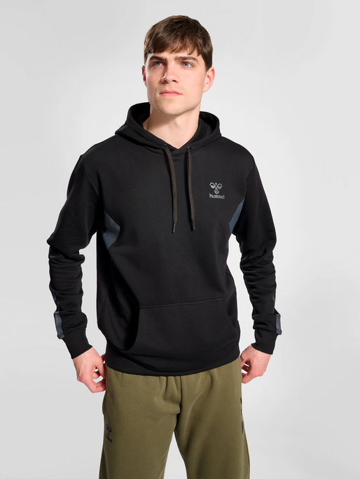 hmlACTIVE CO HOODIE, BLACK, model