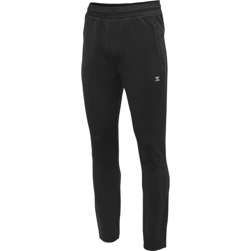 hmlTROPPER TAPERED PANTS, BLACK, packshot