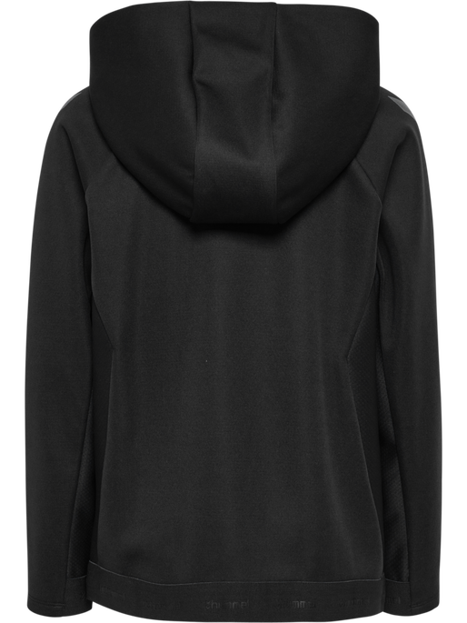 hmlCIMA 2.0 ZIP HOODIE KIDS, BLACK, packshot