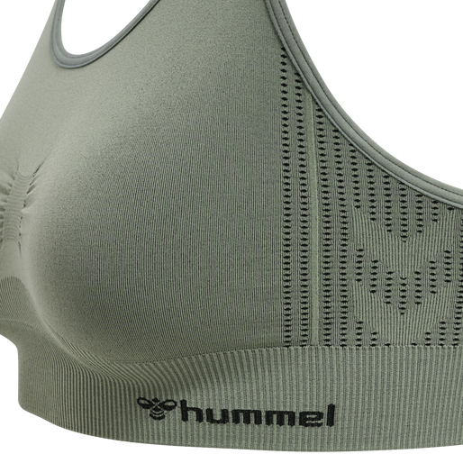 hmlMT SHAPING SEAMLESS SPORTS TOP, LILY PAD, packshot