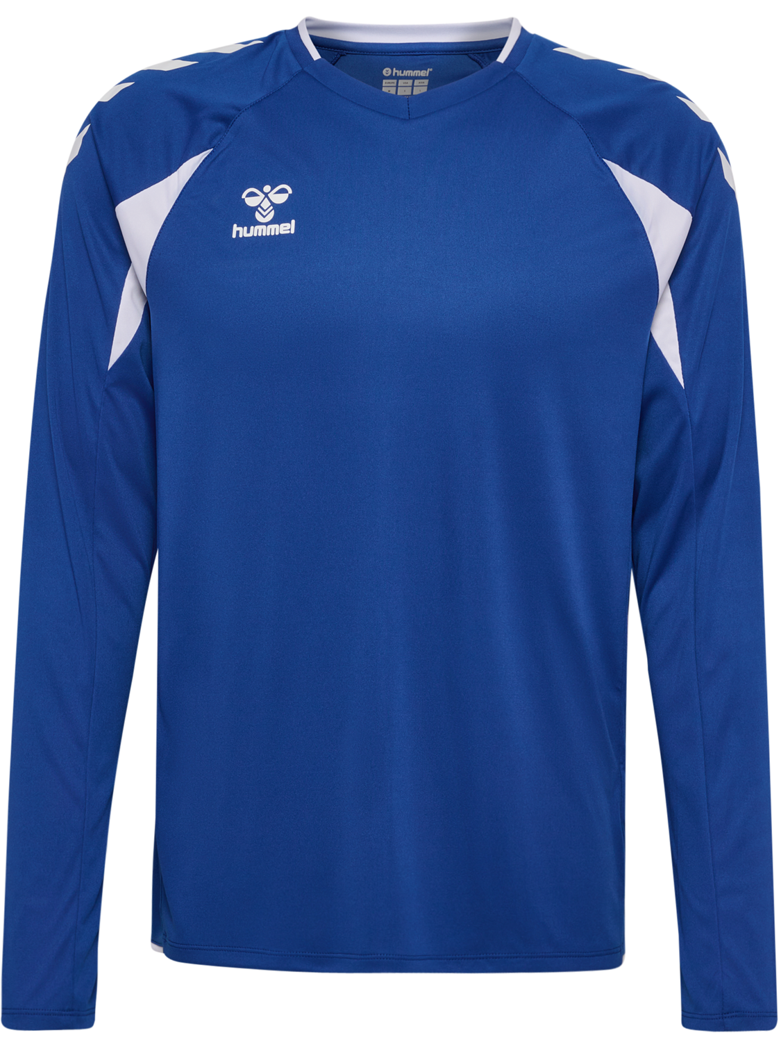 hmlCORE 2.0 JERSEY L/S, TRUE BLUE/WHITE, packshot