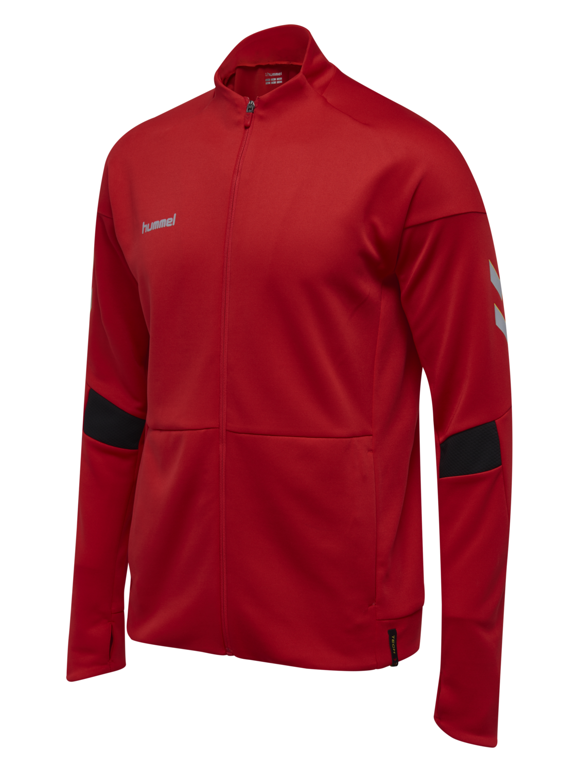 hummel TECH MOVE POLY ZIP JACKET TRUE RED