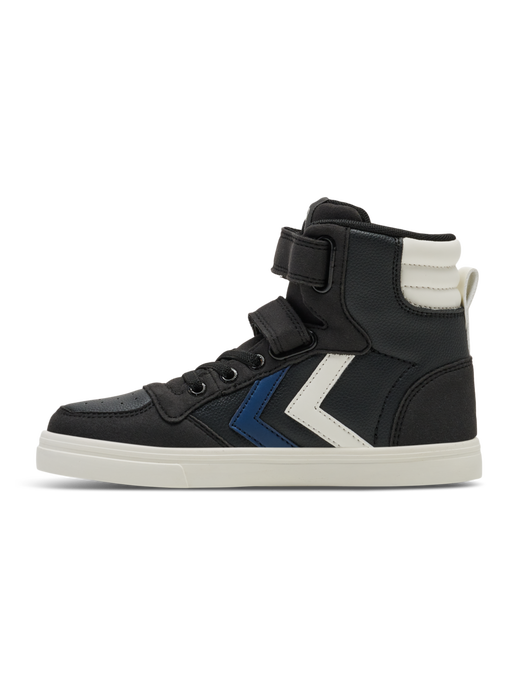 SLIMMER STADIL LEATHER HIGH JR, BLACK/BLUE, packshot