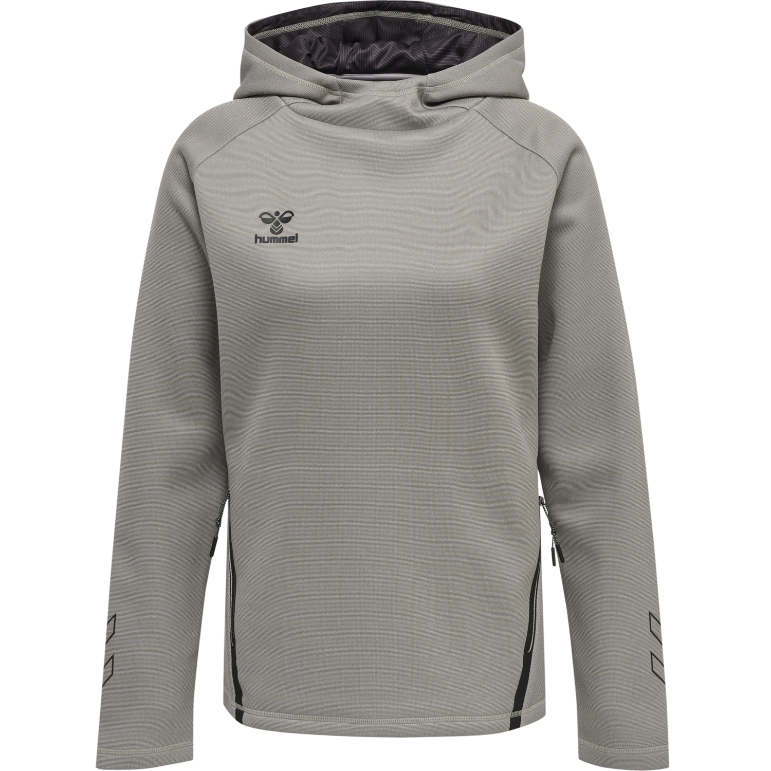 hmlCIMA XK HOODIE WOMAN, GREY MELANGE, packshot