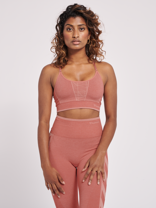 hummel MT ENERGY SEAMLESS SPORTS TOP - WITHERED ROSE