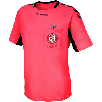 FFHB REFEREE YOUTH JERSEY S/S, DIVA PINK, packshot