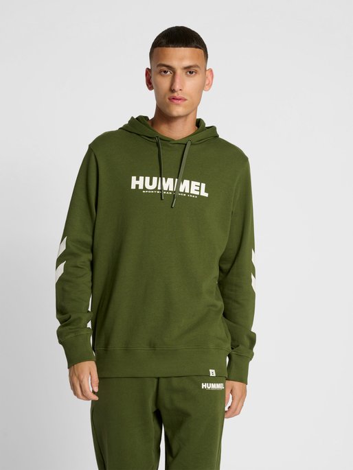 Meningsfuld Hvor fint Broom hummel LEGACY LOGO HOODIE - RIFLE GREEN | hummel.net